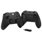 Xbox One Wireless Controller - Black V2 + Adapter for Windows [1VA-00002] (безплатна доставка)