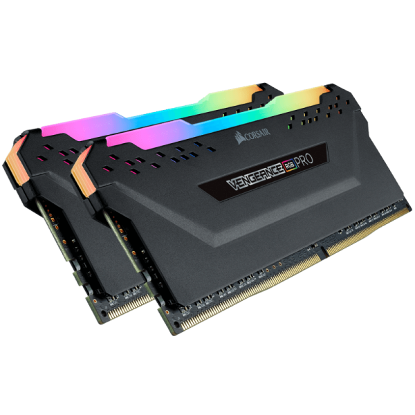 Corsair Vengeance RGB Pro, 16GB (2 x 8GB), DDR4, 3200MHz, CL16, Black [‎CMW16GX4M2C3200C16] (безплатна доставка)